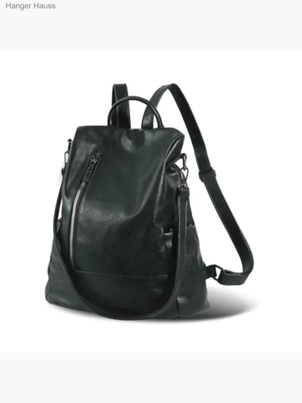 Vegan Leather Anti-theft Travel Backpack Purse - 3 Ways to Wear